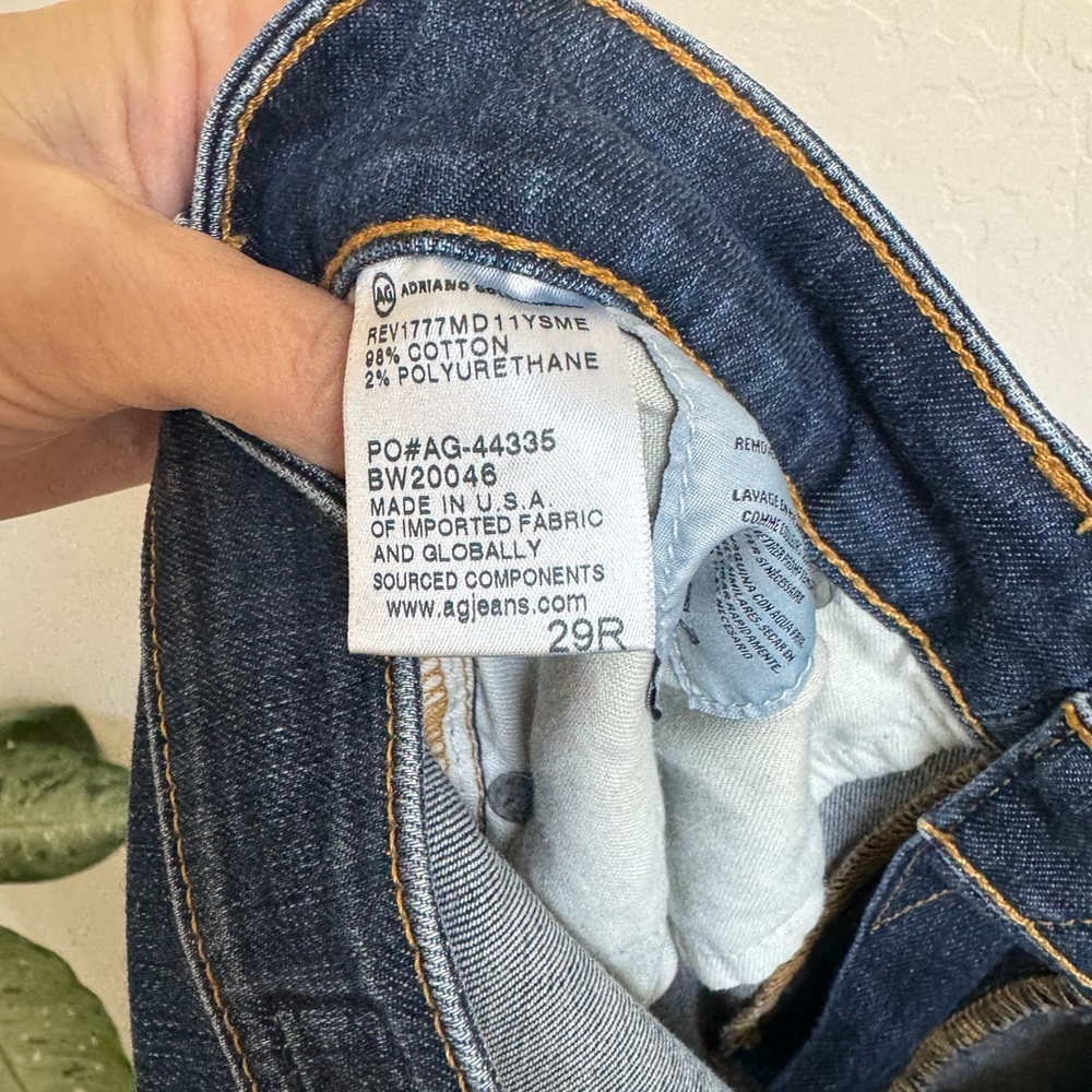 AG The Farrah Skinny Jeans 29 Dark Wash - Picture 8 of 8